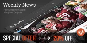 Weekly News - WordPress News/Magazine Theme | News / Editorial