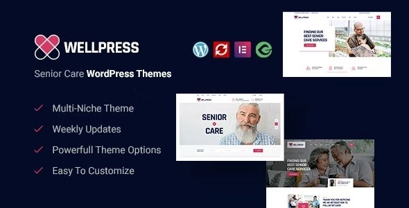 WellPress – Senior Care WordPress Theme is suitable for Senior citizens