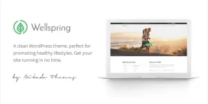 Transform your wellness site with Wellspring – a premium health and lifestyle theme! Fully responsive