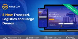 Wheelco is a WordPress theme exclusively built for transport