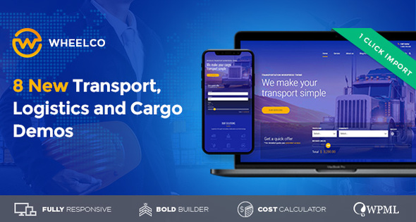 Wheelco is a WordPress theme exclusively built for transport