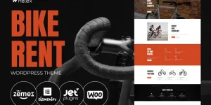 Whelex is a perfect WordPress theme for creating a professional website dedicated bike rent topic. You will be able to present your bike rental services in the most engaging and modern way with this theme. It will be possible to display information about available bike city tours