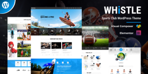 Whistle Sports a Modern Fitness and Sports WordPress theme