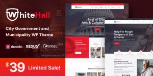 WhiteHall – WordPress Theme for Governmental Social Program Websites