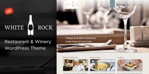 Looking to create a classy online presence? Try White Rock - Restaurant  Winery Theme from Bevaultx for an elegant design and seamless integration.