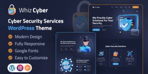 Whizcyber: Cyber Security WordPress Theme If you’re big on securing your online identity and looking for a top-notch WordPress theme