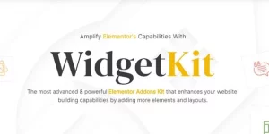 WidgetKit Pro is a huge collection of pro quality element or section for use in Elementor page builder