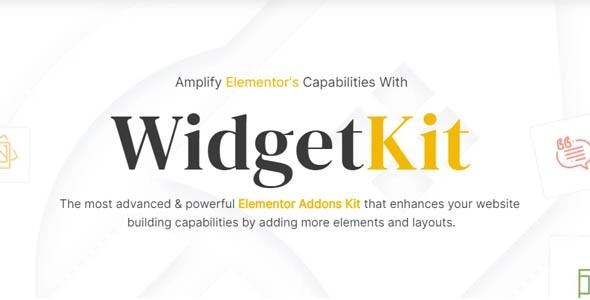 WidgetKit Pro is a huge collection of pro quality element or section for use in Elementor page builder