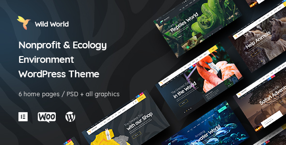 WildWorld - Nonprofit Ecology WordPress Theme Alright WordPress fanatics