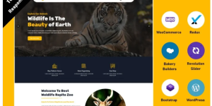 Discover the Wildlife WooCommerce WordPress Theme