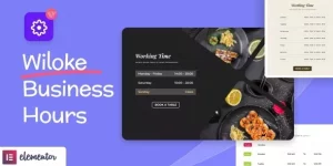 Showcase your business hours stylishly with Wiloke Business Hours For Elementor. Customizable templates and seamless integration boost your online presence!