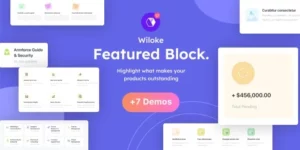 Create stunning content blocks effortlessly with Wiloke Elementor Wiloke Featured Block. Perfect for showcasing services with versatility and ease. Subscribe now!