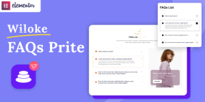 Effortlessly add sleek FAQ sections to your Elementor pages with Wiloke FAQs Prite. Easy installation