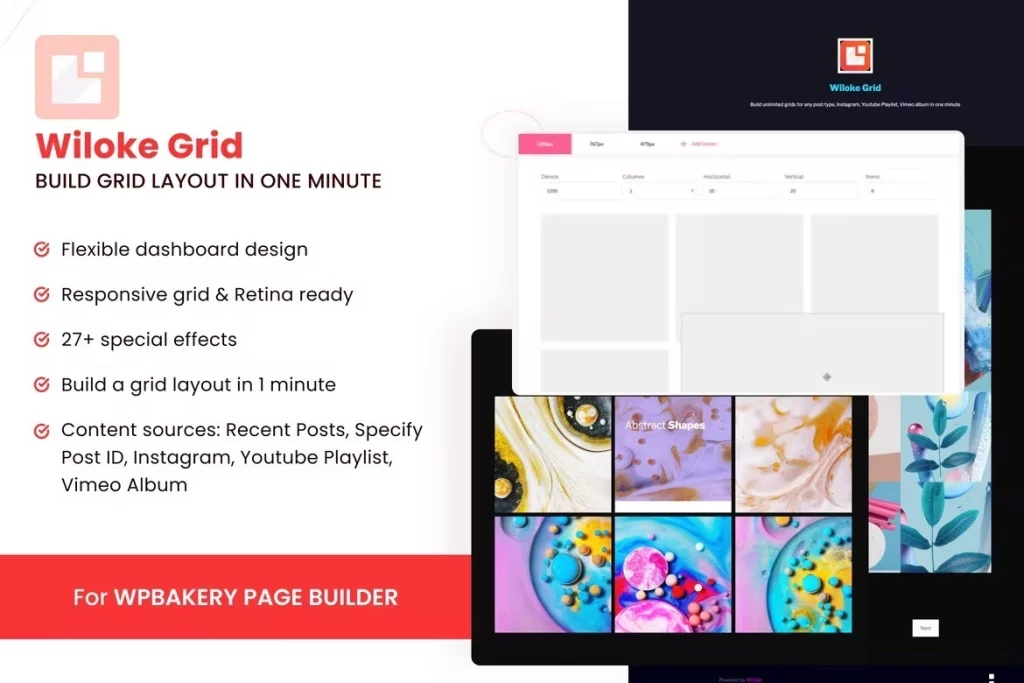 Wiloke Grid is a premium WordPress Grid plugin