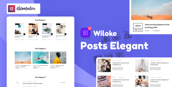 Upscale your WordPress site effortlessly with the Wiloke Post Elegant Addon for Elementor. Unlock premium themes