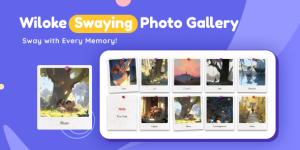 Wow your website visitors with stunning photo galleries using the Wiloke Swaying Photo Gallery. Enjoy engaging animations