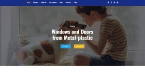 Are you looking for a modern and affordable WordPress theme for windows and doors installation and replacement company? Check out Winplastic - responsive and fast template for plastic windows installation and manufacturing company. This is a clean