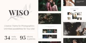 WISO is a gorgeous and creative photography wordpress theme. It includes albums