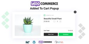 WeCreativez’s WooCommerce Added to Cart Popup allows you to show a beautiful pop-up window each time a new product is added to the cart