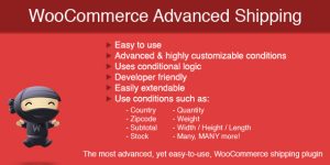 The most advanced WooCommerce Shipping plugin With WooCommerce Advanced Shipping you can create your own shipping rates based on conditions. This allows you to have the ultimate flexibility in what you want to charge to which people. Best of all