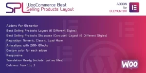 Elevate your WooCommerce store with the Best Selling Products Layout for Elementor! Showcase top products in just 1 minute using 2 stylish widgets—Classic and Showcase—with 6 unique styles. Enjoy features like pagination