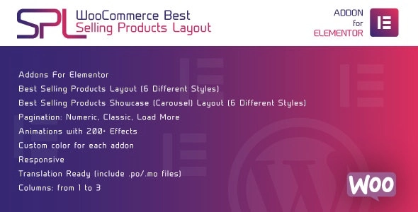 Elevate your WooCommerce store with the Best Selling Products Layout for Elementor! Showcase top products in just 1 minute using 2 stylish widgets—Classic and Showcase—with 6 unique styles. Enjoy features like pagination