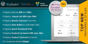 WooCommerce Brands Pro The brand extension for WooCommerce allows you to create brands for your shop; each brand can be named