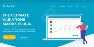 Unlock the power of WooCommerce Bulk Variations! This ultimate variations matrix plugin simplifies product displays with a user-friendly grid and price matrix. Download it from the Bevaultx for a fraction of the cost and enhance your e-commerce experience today!