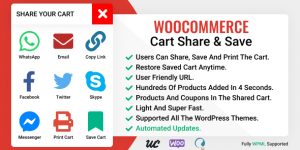 Enhance your WooCommerce store with Cart Share and Save from Bevaultx. Share carts