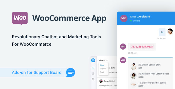 Streamline your WooCommerce and customer support with the WooCommerce App for Support Board. Improve customer satisfaction effortlessly. Try it today!