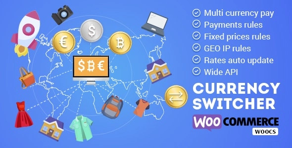 Transform your WooCommerce store with the WooCommerce Currency Switcher! This essential WordPress plugin enables real-time currency conversion and price switching