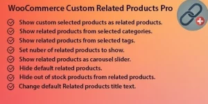 Boost sales and customer satisfaction with WooCommerce Custom Related Products Pro. Customize related product displays seamlessly for optimal recommendations.