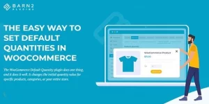 Optimize your WooCommerce store with the Default Quantity plugin by Barn Media! Effortlessly set default quantities for specific products