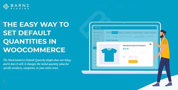 Optimize your WooCommerce store with the Default Quantity plugin by Barn Media! Effortlessly set default quantities for specific products