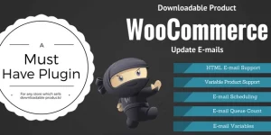 Streamline your downloadable product updates with the WooCommerce Downloadable Product Update E-mails plugin! Effortlessly notify buyers of new updates for e-books