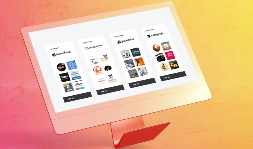 The plugin works with all Envato Marketplaces – ThemeForest