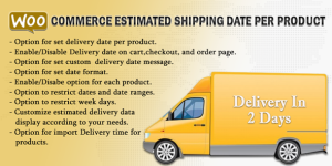 Boost your WooCommerce store with the Estimated Shipping Date Per Product plugin. Improve customer satisfaction with accurate shipping dates. Subscribe to Bevaultx!