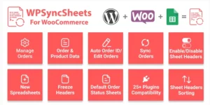 Seamlessly sync WooCommerce data with Google Sheets. Manage orders