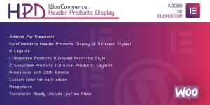 Elevate your online store with the WooCommerce Header Products Display for Elementor! This powerful plugin lets you create stunning header displays in just 1 minute