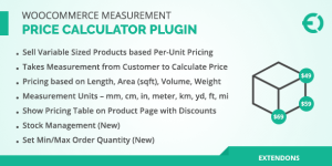 Calculating the price of variable-sized products has never been easier. The WooCommerce measurement price calculator plugin lets you input variables and shows results immediately. Depending on their dimensions