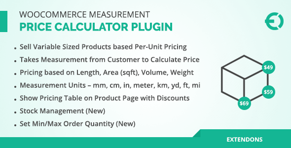 Calculating the price of variable-sized products has never been easier. The WooCommerce measurement price calculator plugin lets you input variables and shows results immediately. Depending on their dimensions