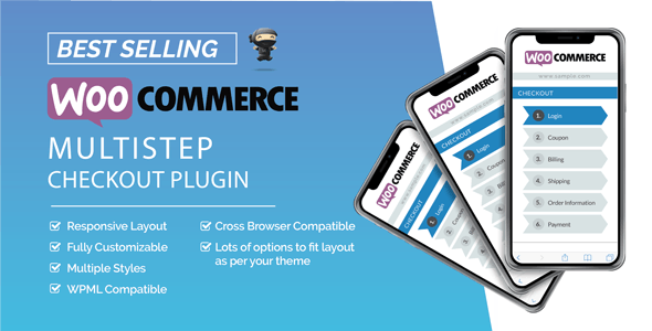 Convert your complex checkout process to a simple step-wise checkout process which retains the customer and increase the sales conversion up to 40%. The plugin is fully responsive and is compatible with WPML. The plugin comes with many customization options and has various verification steps.