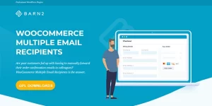 Streamline order confirmations with WooCommerce Multiple Email Recipients by Barn Media! Effortlessly send emails to multiple recipients