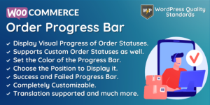 WooCommerce Order Progress Bar  Order Tracking: Elevate Your Customer Experience The WooCommerce Order Progress Bar  Order Tracking plugin is a must-have tool for every WordPress site operating a WooCommerce store. Packed with incredible features