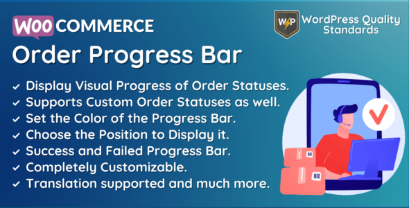 WooCommerce Order Progress Bar  Order Tracking: Elevate Your Customer Experience The WooCommerce Order Progress Bar  Order Tracking plugin is a must-have tool for every WordPress site operating a WooCommerce store. Packed with incredible features