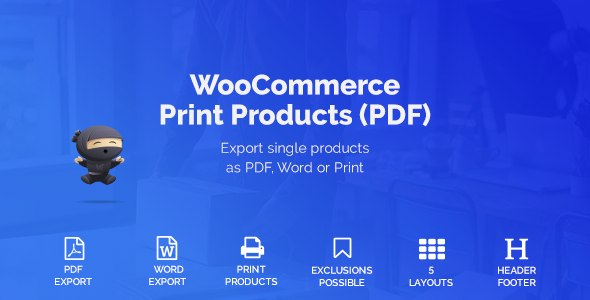 Generate print-ready PDFs for your WooCommerce products with ease. Enhance your store's professional image with customizable templates and automatic attachments.