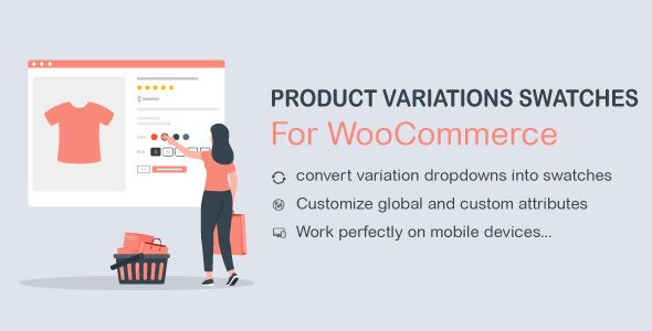 WooCommerce Product Variations Swatches Looking to enhance your WooCommerce store? The WooCommerce Product Variations Swatches plugin is a game-changer for transforming the default variation dropdowns into amazing swatches. This plugin helps you display product variations in a more user-friendly and visually appealing manner