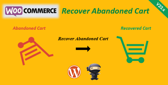 WooCommerce Recover Abandoned Cart is a WooCommerce extension Plugin which will recover the abandoned carts and increase the sales.