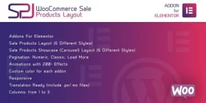 Elevate your online store with the WooCommerce Sale Products Layout for Elementor! Showcase sale items effortlessly using 2 widgets and 6 stylish layouts. Enjoy responsive design