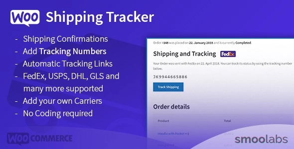 Let your customers track their shipments in real-time with WooCommerce Shipping Tracker. Improve transparency and boost satisfaction with this essential plugin!